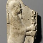 Relief of Ptah Holding Ankh and Djed