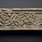 Plant Scroll Enclosing Birds and Grapes