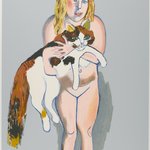 Victoria with Cat