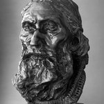 Eustache de Saint-Pierre, Final Head, With Rope Around the Neck (Eustache de Saint-Pierre, t&ecirc;te d&eacute;finitive, avec corde autour de cou)