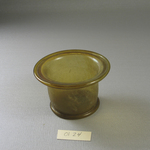Cup of Blown Yellow Glass