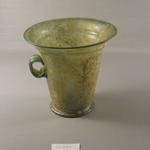 Large Tumbler-like Vase of Plain Blown Glass