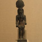 Seated Statuette of Khonsu as an Adult