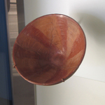 Bowl with Alternate Impressed and Red-polished Panels