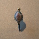 Cowroid Amulet in Gold Ring