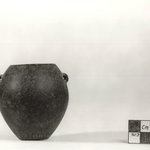 Ovoid Vase with Two Small Perforated Handles