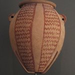Jar with Zigzag Panels
