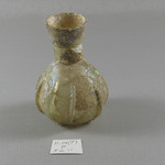 Bottle with Pear-shaped Ribbed Body