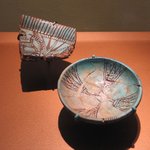 Fragment of Bowl with Lotus, Antelope, and Fish