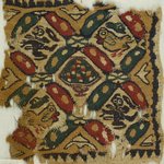 Tapestry Weave, Fragments of Two Large Squares