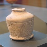 Kohl Jar with Incised Figures