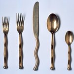 Soup Spoon from a 5 Piece Place Setting, Sphere Pattern