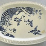 Oblong Platter; Chalet Pattern