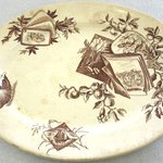 Oval Platter; Pomegranite Pattern