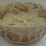 Deep Round Bowl; Tunis Pattern