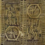 Textile Panel with Four Figural Vignettes