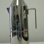 Espresso/Coffee Maker and Lid, "La Conica"