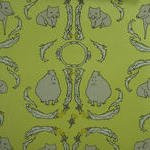 Wallpaper, Dandelion Creatures Pattern
