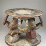 Carved Dish for Palm Nuts (Agere Ifa)