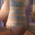 Blue-painted Water Jar