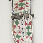 Beaded Knife Sheath, Part of War Outfit