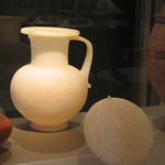 Globular Jar with Handle and Cover