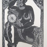 New Years Card of Edith G. Halpert and Berthe K. Goldsmith