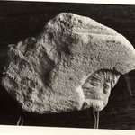 Small Flake Containing the Head of a Man in Deep Relief