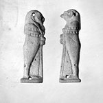 Set of Four Sons of Horus in Relief