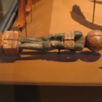 Handle of a Fly Whisk (?) in the Form of Bound Nubian
