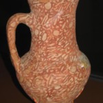 Inscribed Funerary Vessel Painted to Imitate Stone