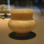 Footed Kohl Pot with Lid