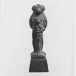 Small Figure of a Cynocephalus Preceded by a Figure of Sekhmet