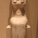 Sculptors Model of a Seated Woman Made in Two Parts