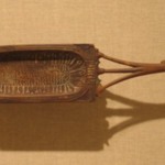 Toilet Spoon with Bowl in Shape of a Cartouche