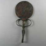 Small Mirror with Handle in Form of Nude Girl