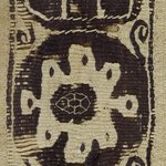 Vertical Border in Coarse Tapestry Weave