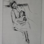 Jeanette and Her Mother on the Sofa