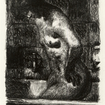 Woman Standing in Her Bath (Femme debout dans sa baignoire)