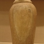 Canopic Jar with Lid of the Royal Scribe and Chief Lector Priest, Thenry