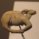 Model Food Offering in Form of Bound Gazelle