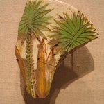 Glazed Tile with Palms