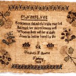Sampler or Fracture Drawing or Print