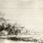 Landscape with a Cow Drinking