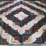 Log Cabin Quilt, Barn Raising Setting