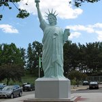 Replica of the Statue of Liberty, from Liberty Storage & Warehouse, 43-47 West 64th Street, NYC