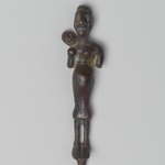 Statuette of Pregnant Female Carrying Child