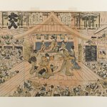 Interior View of the Kabuki Theater Kawarazaki-za