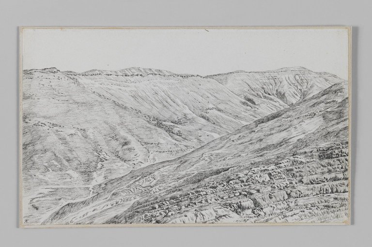 Brooklyn Museum: Mountains near Jerusalem