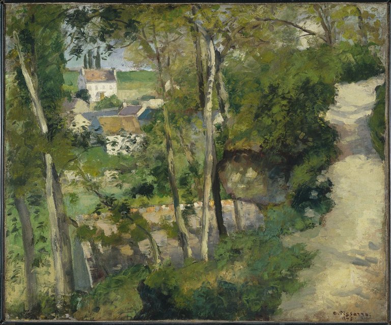 Brooklyn Museum: The Climb, Rue de la Côte-du-Jalet, Pontoise (Chemin montant, rue de la Côte-du-Jalet, Pontoise)